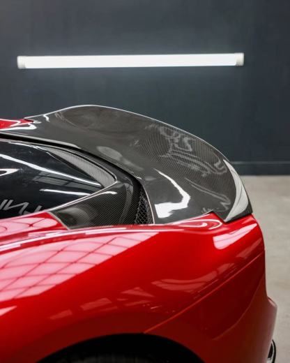 Ferrari 296 N Style Dry Carbon Parts - styling view