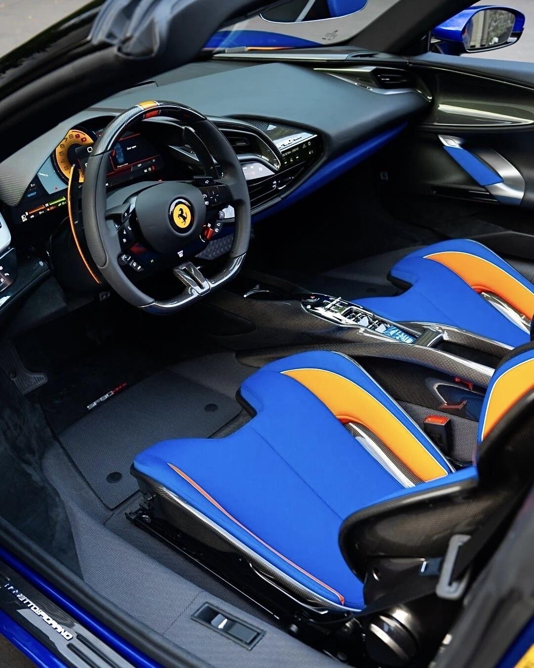 Ferrari 296 / SF90 Style Dry Carbon Bucket Seat - styling view