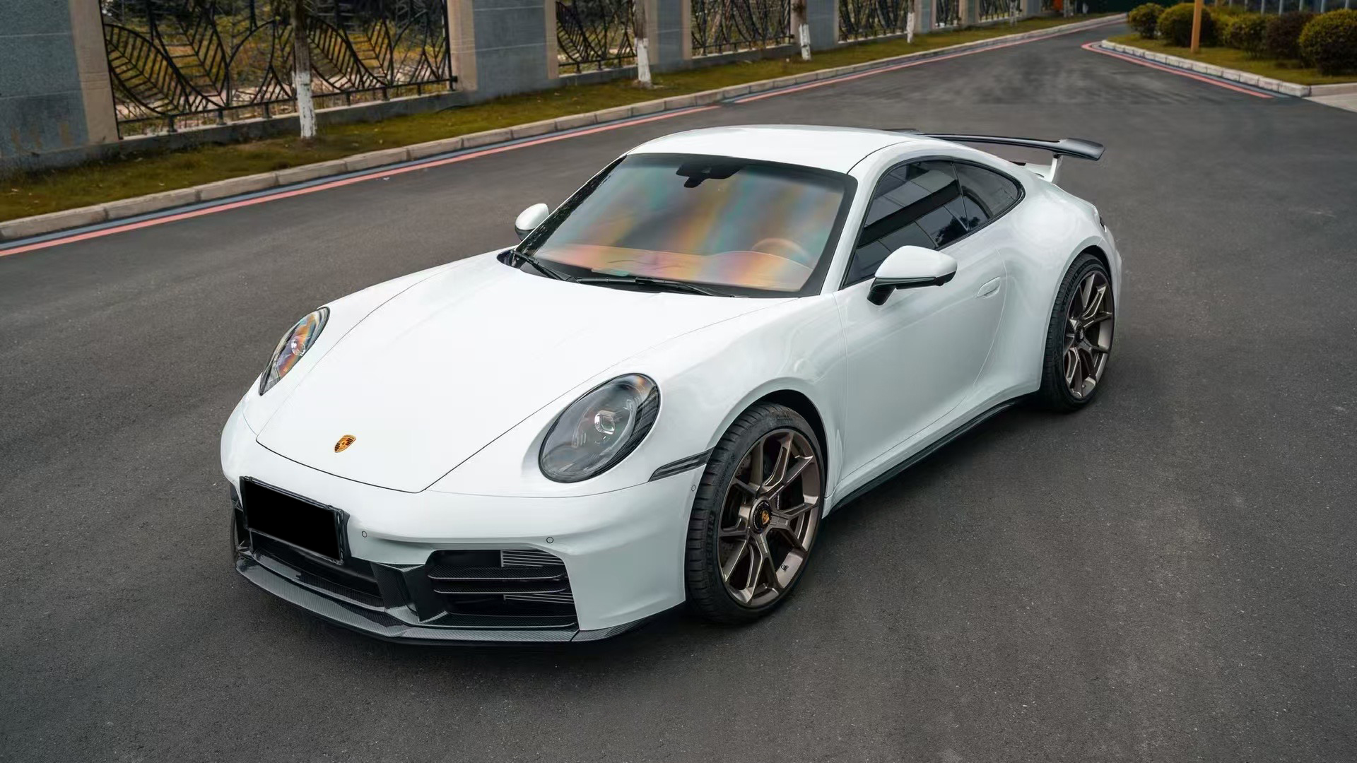 Porsche 911 992.2 OEM Style Dry Carbon Parts - styling view