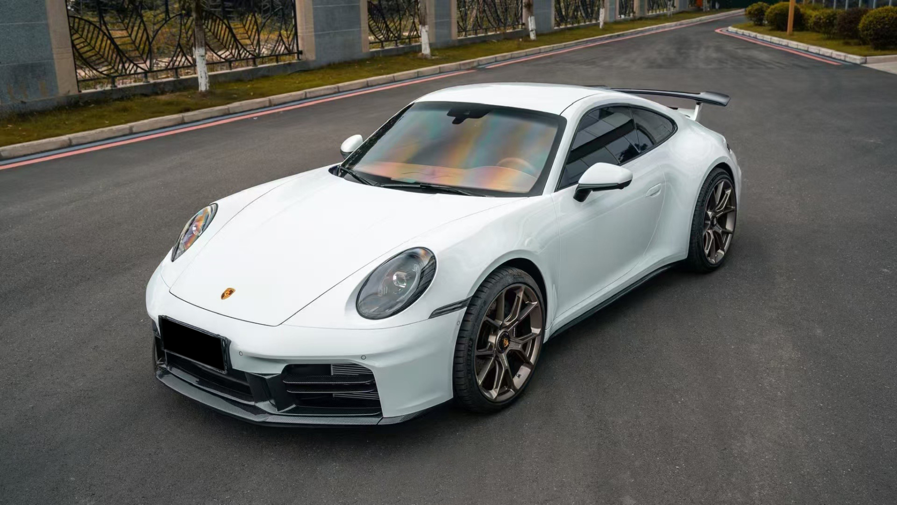 Porsche 911 992.2 OEM Style Dry Carbon Parts - styling view