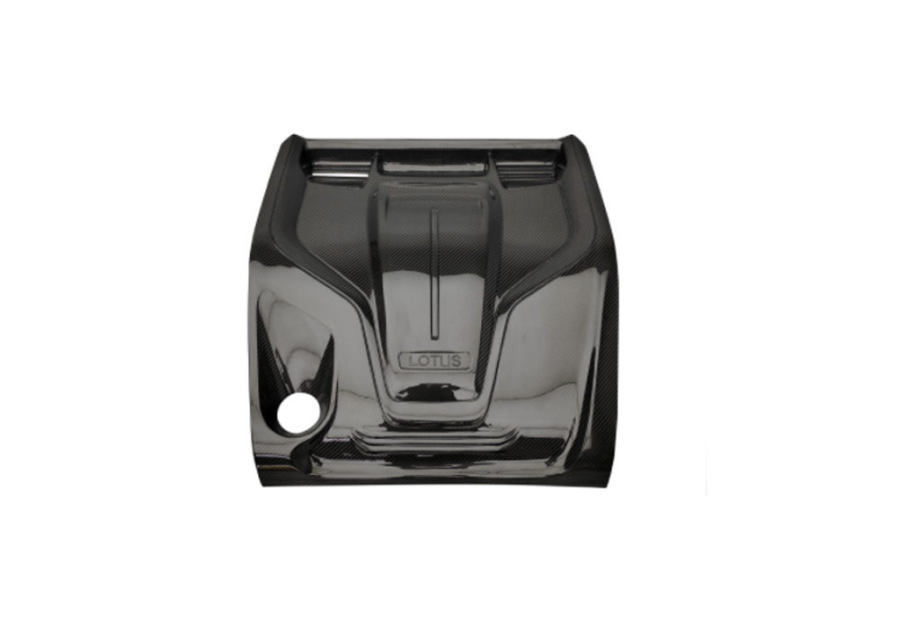 Lotus Emira Monotek Style Dry Carbon Parts - styling reference for Engine Cover Panel
