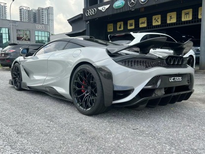 McLaren 720S to 765LT Style Dry Carbon Conversion Kit - styling view