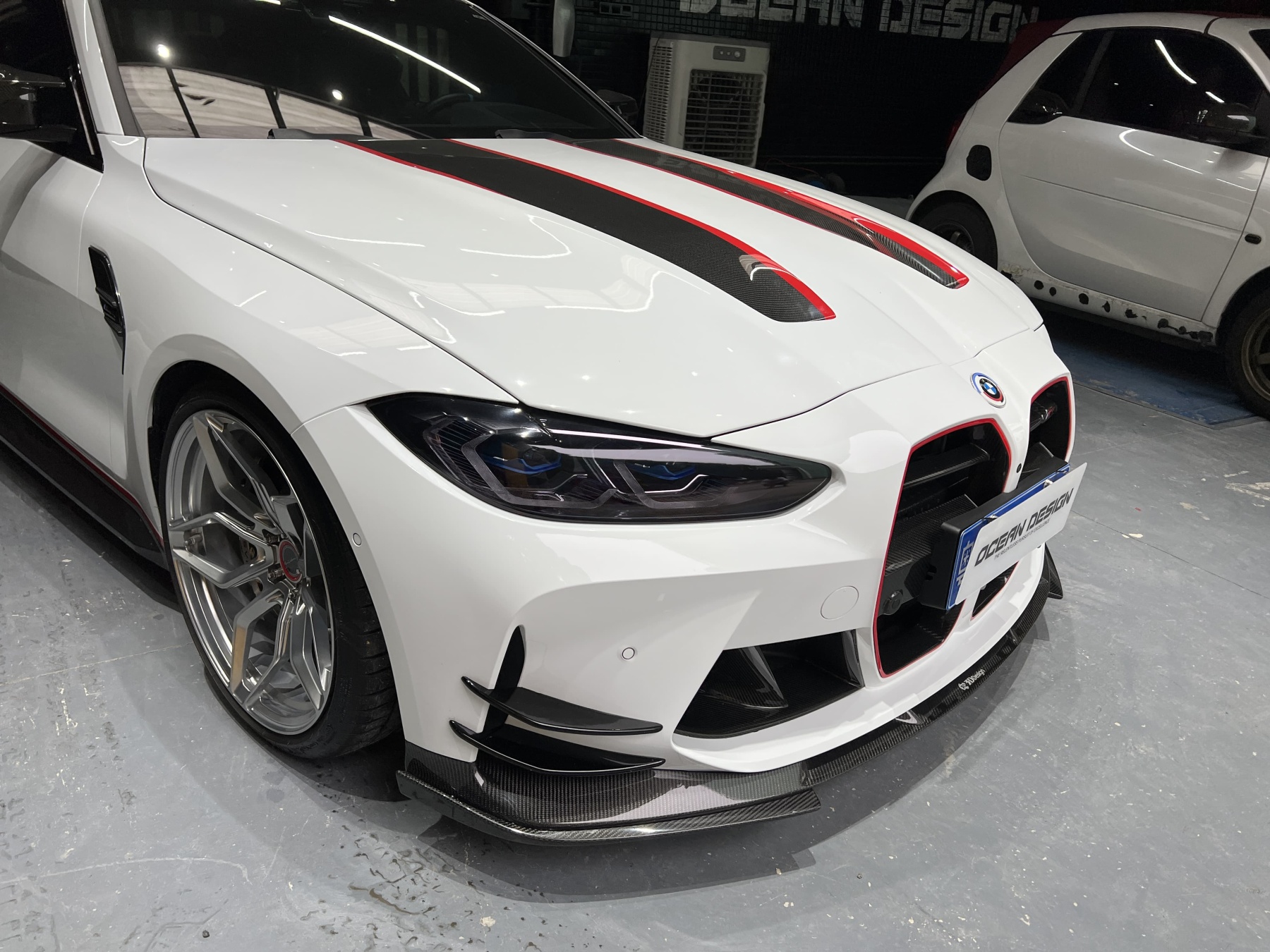 BMW G80 M3/G82 M4 CSL Style Dry Carbon Parts - styling view