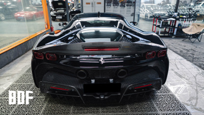 Ferrari SF90 OEM Style Dry Carbon Parts - styling view