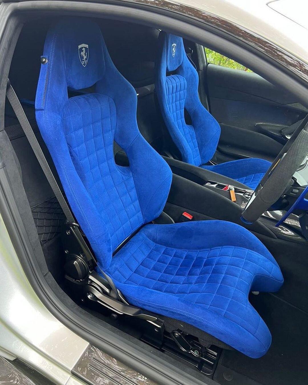 Ferrari F430/458/488/F8 Style Dry Carbon Bucket Seat - styling view