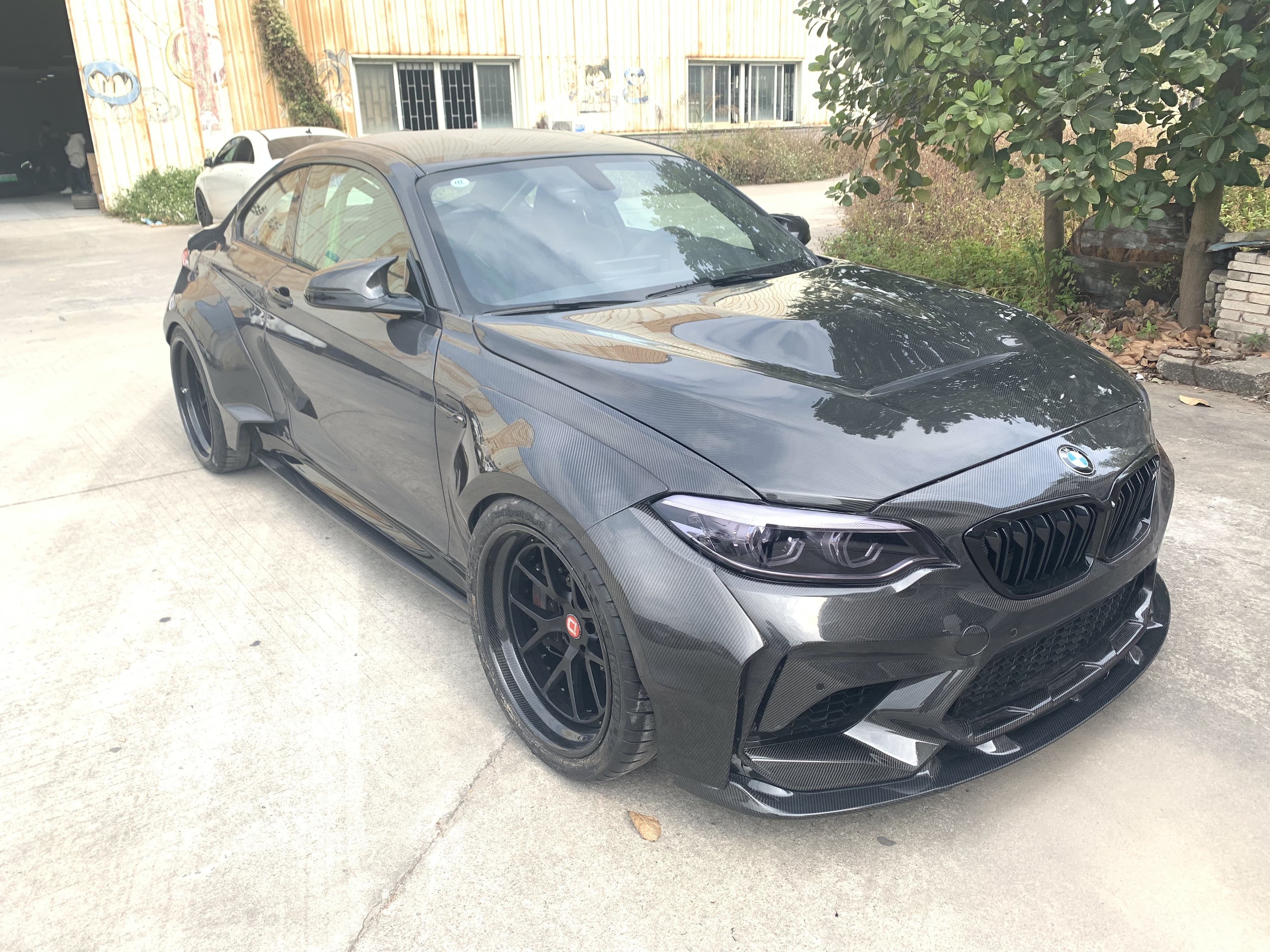BMW F87 M2C OEM Style Carbon Fiber Body Parts - styling view