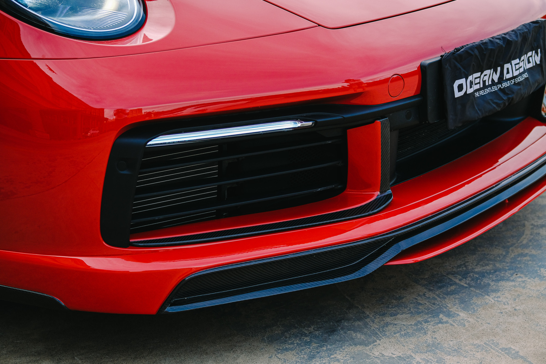 Porsche 911 992.1 Techart Style Carbon Parts - styling view