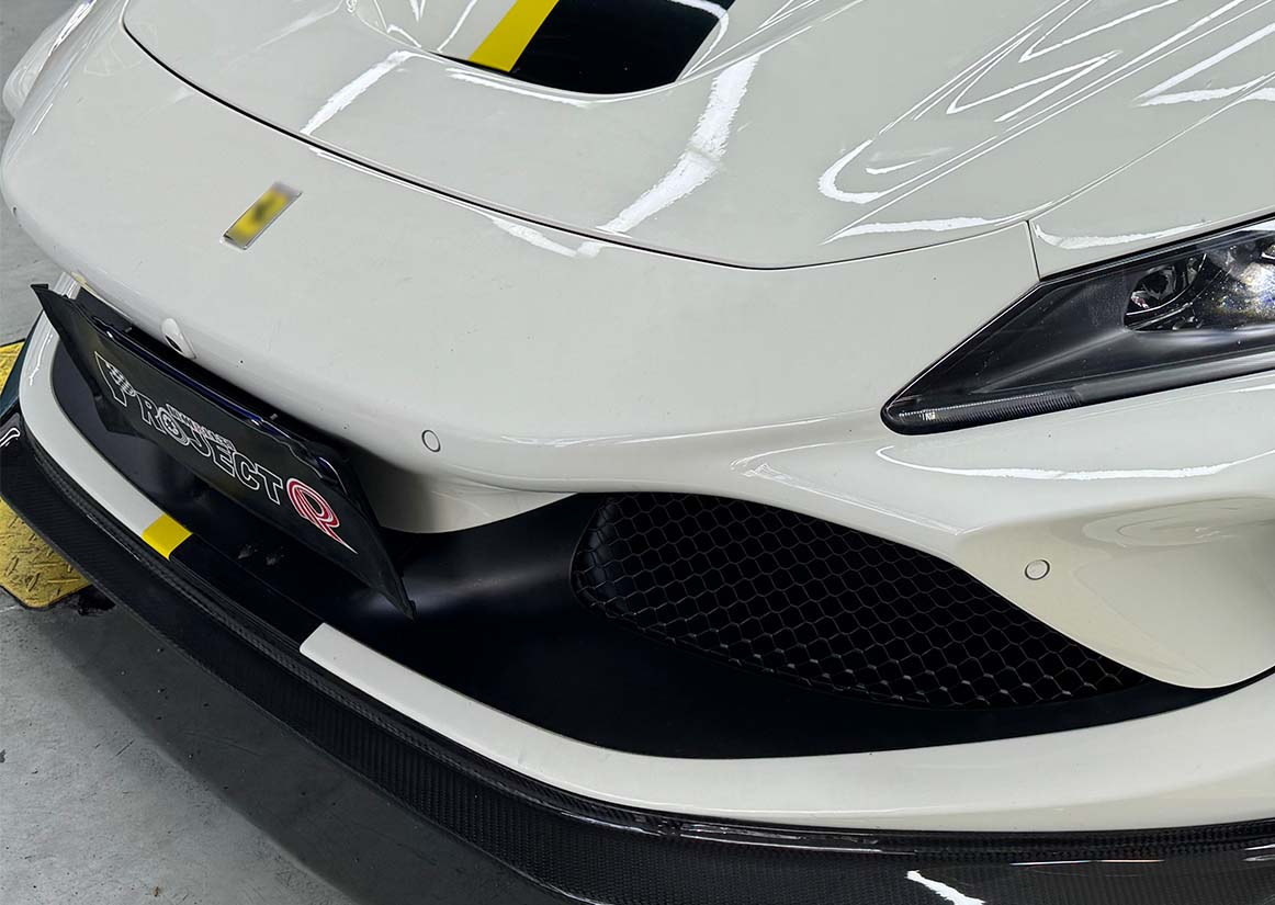 Ferrari F8 K Style Dry Carbon Parts - styling view
