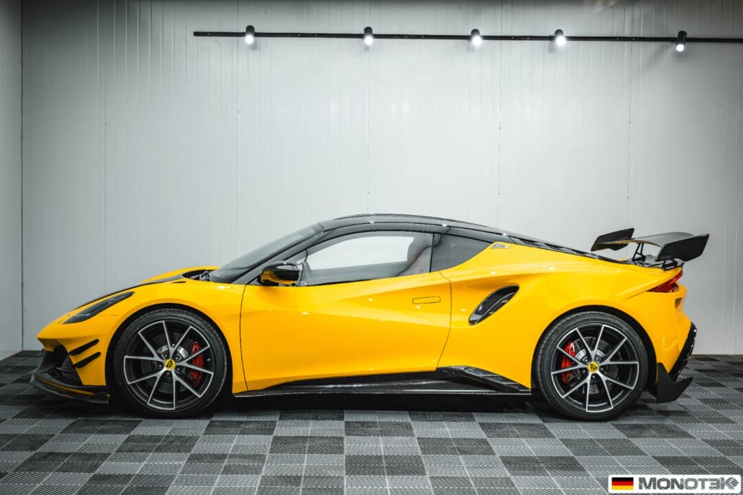 Lotus Emira Monotek Style Dry Carbon Parts - styling view