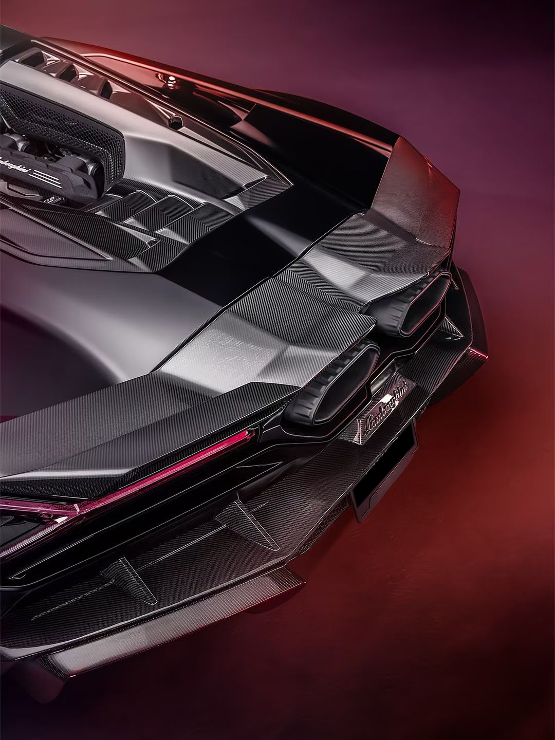 Lamborghini Revuelto R Style Dry Carbon Parts - styling view