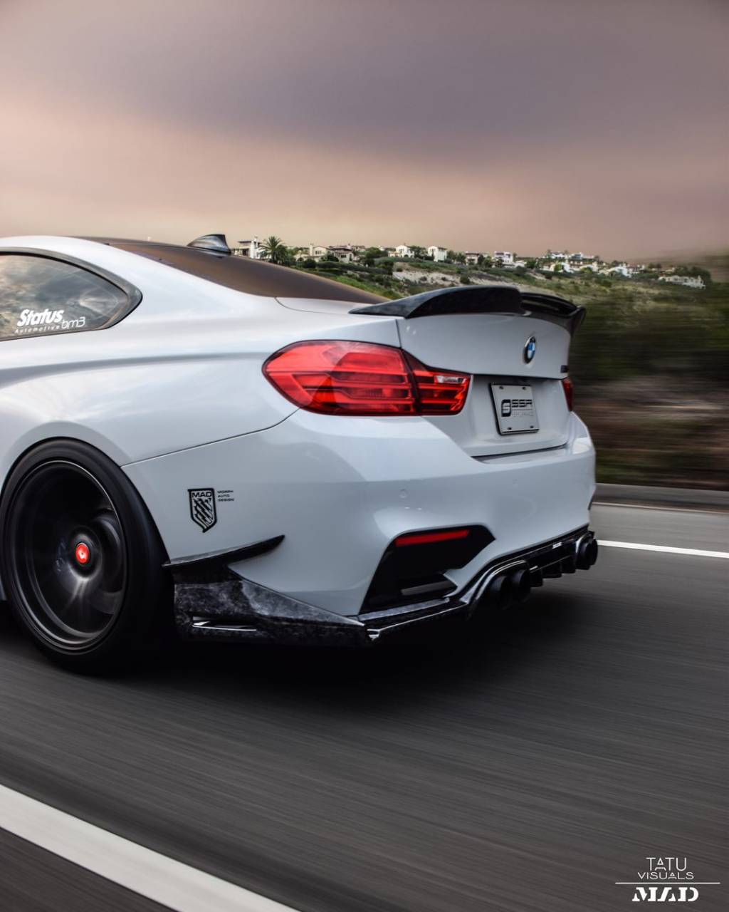 BMW F80 M3/F82 M4 MAD Type 4 Style Parts - styling view
