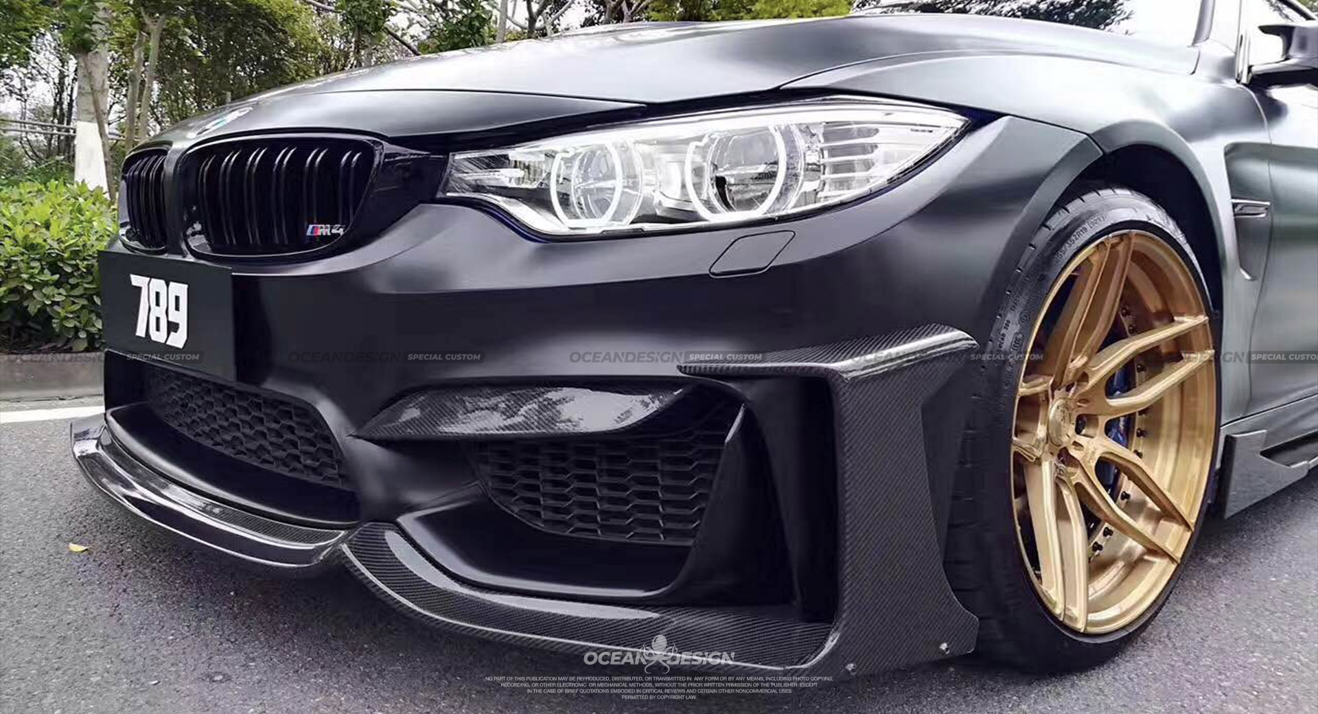 BMW F80 M3/F82 M4 MAD Type 1 Style Parts - styling view
