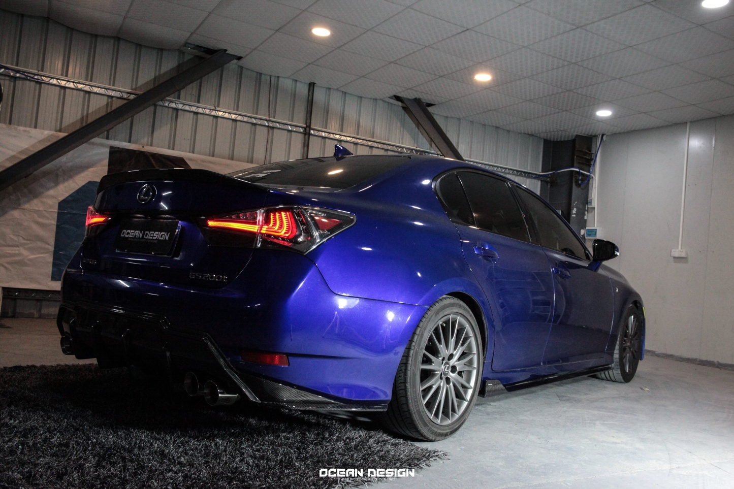 Lexus GS F/GS200/GS300 TOM'S Style Carbon Parts - styling view