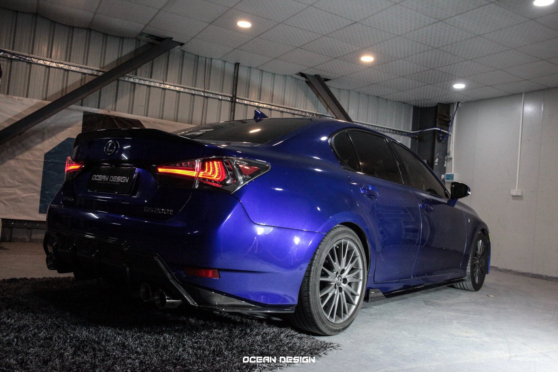 Lexus GS F/GS200/GS300 TOM'S Style Carbon Parts - styling view