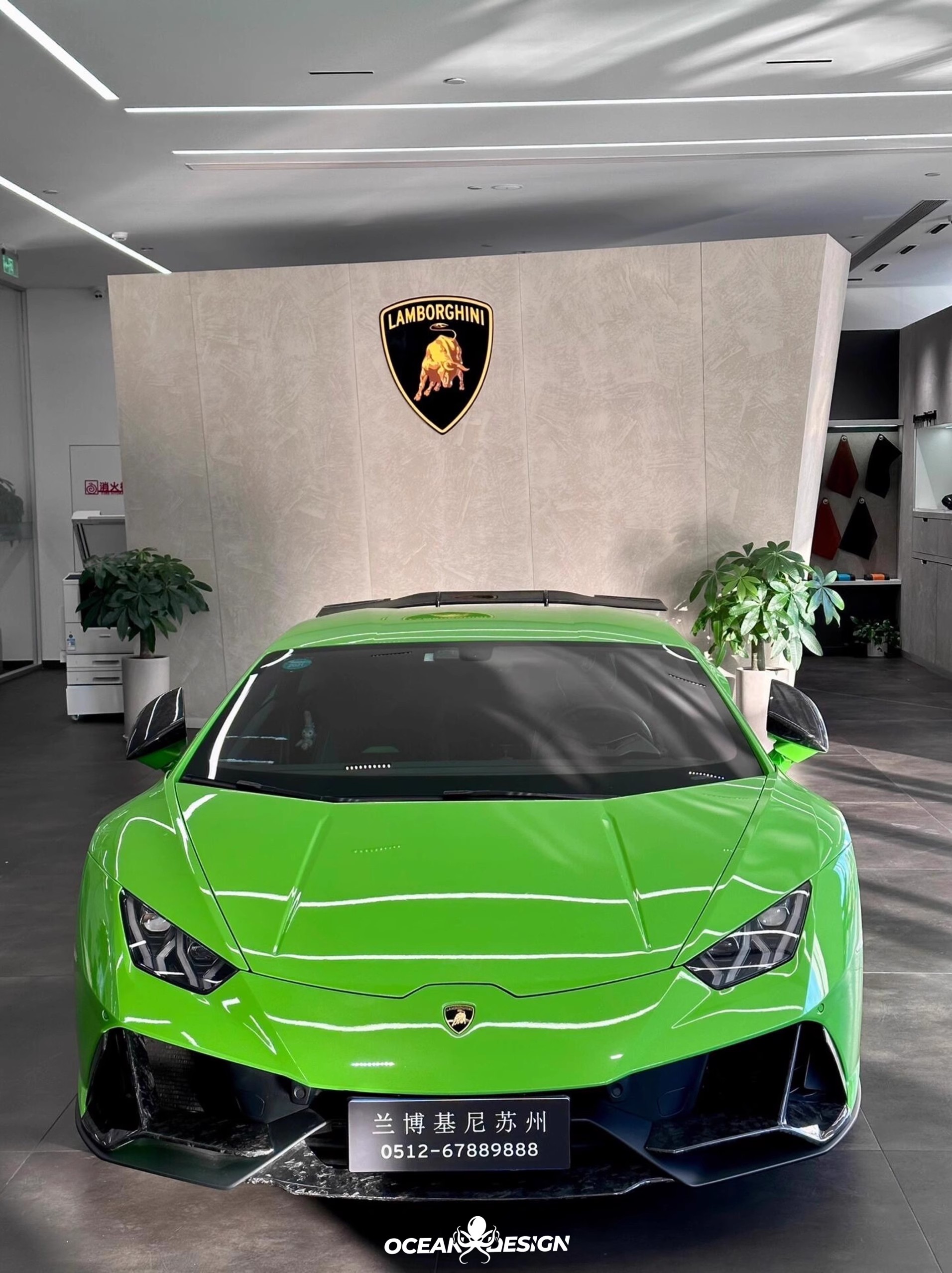 Lamborghini Huracan EVO AWD N Style Dry Carbon Parts - styling view