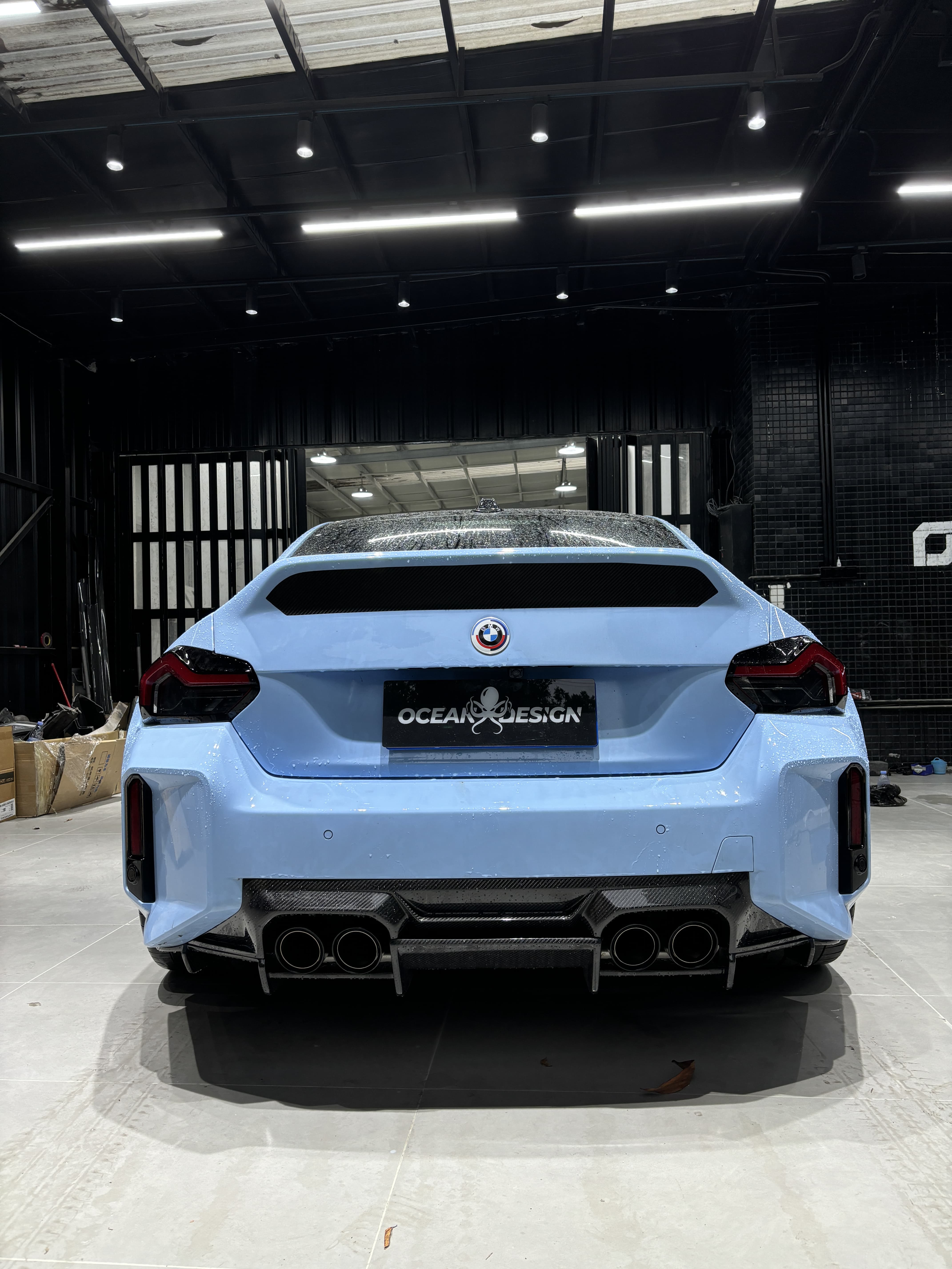 BMW G87 M2 AP Style Dry Carbon Parts - styling view