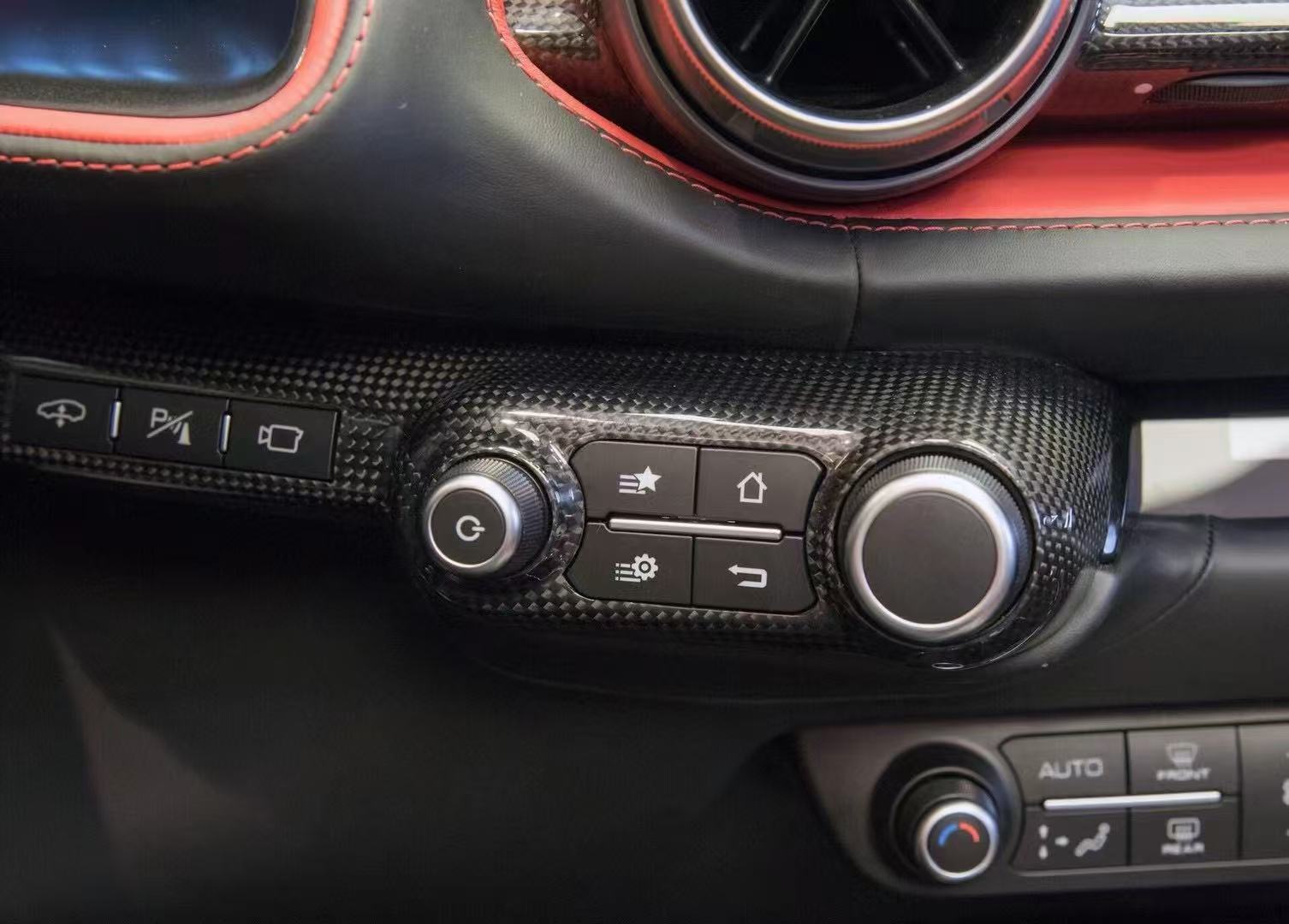 Ferrari 812 OEM Style Dry Carbon Interior Parts - styling view