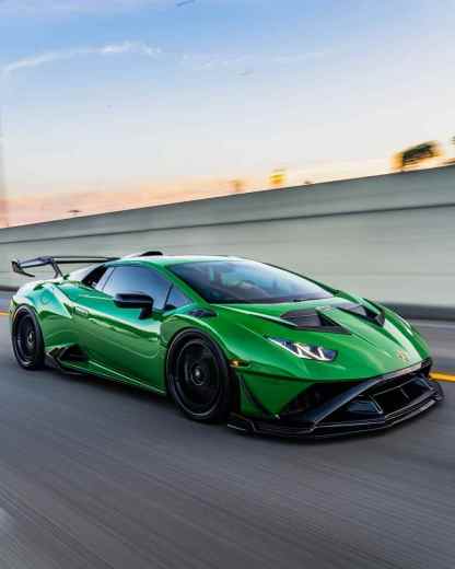 Lamborghini STO V Style Dry Carbon Parts - styling view