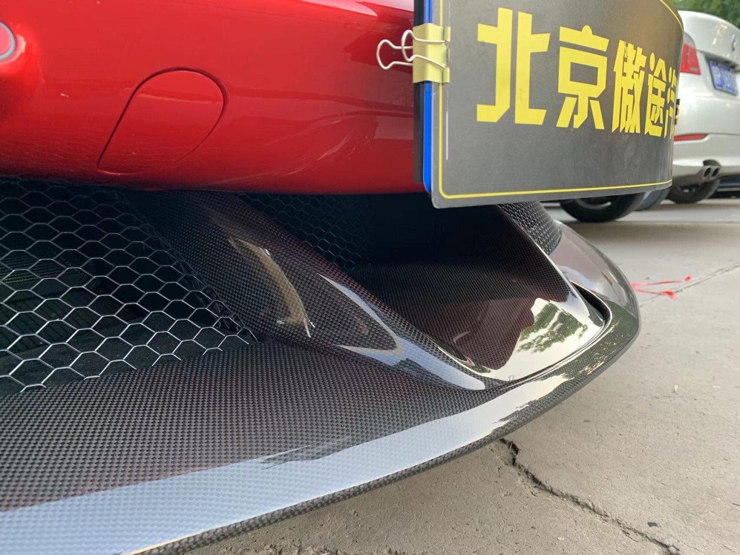 Ferrari SF90 OEM Style Dry Carbon Parts - styling view