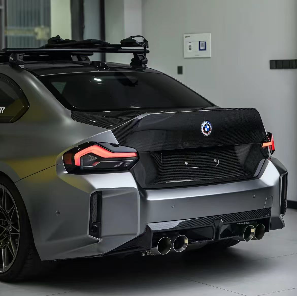 BMW G87 M2 CS Style Dry Carbon Trunk Lid - styling view