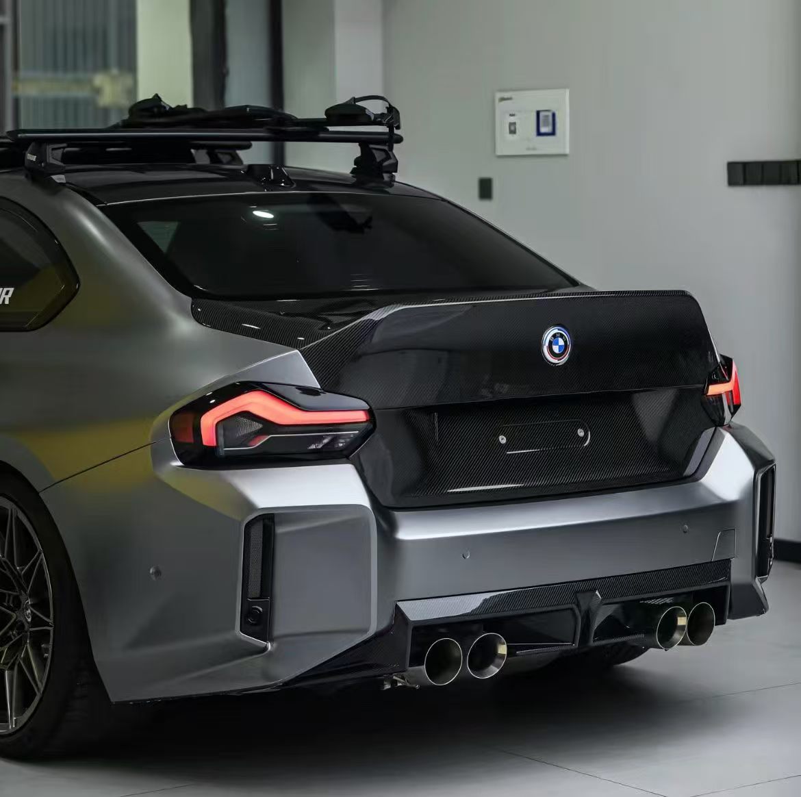 BMW G87 M2 CS Style Dry Carbon Trunk Lid - styling view