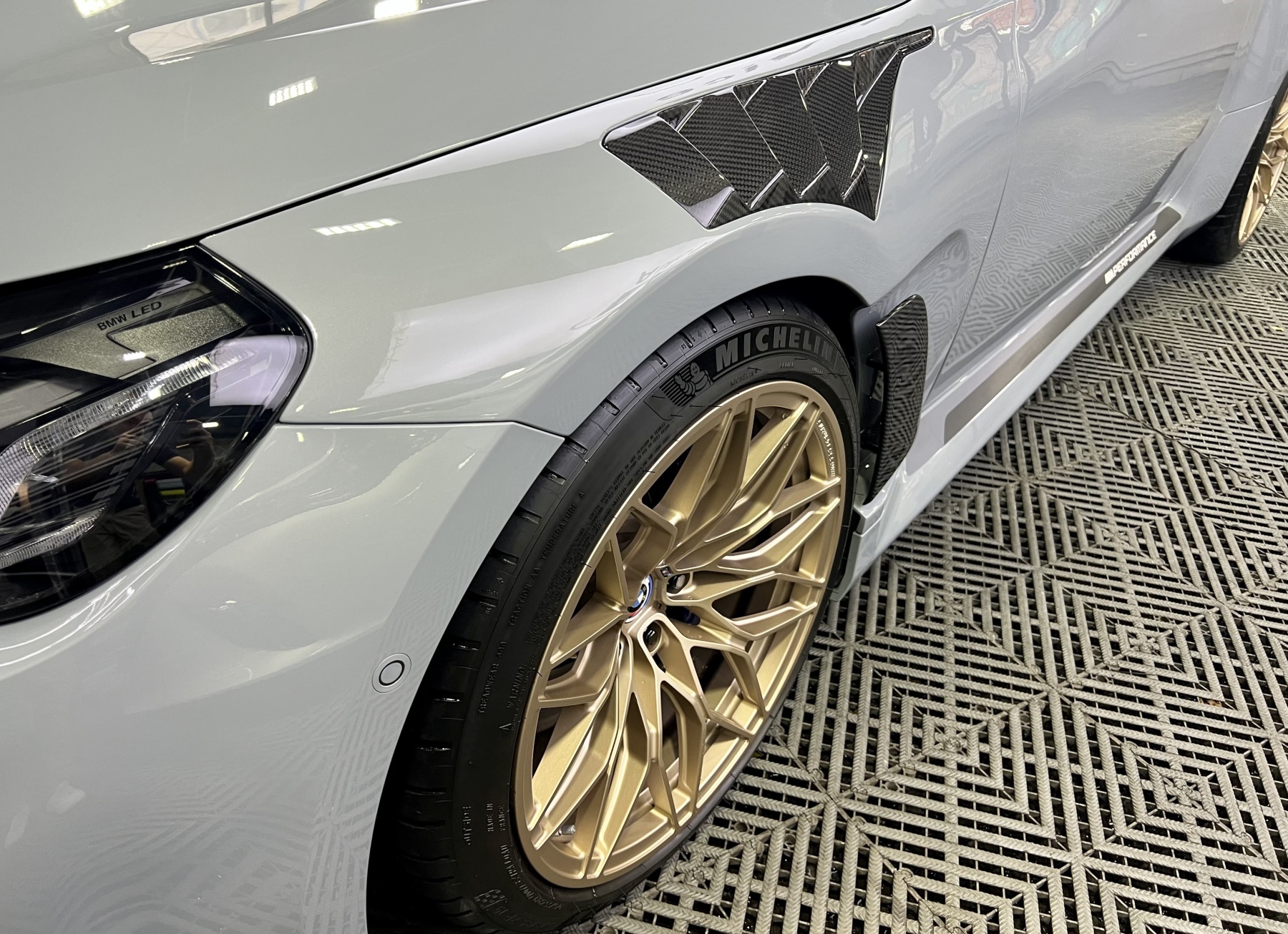 BMW G87 M2 AP Style Dry Carbon Parts - styling view