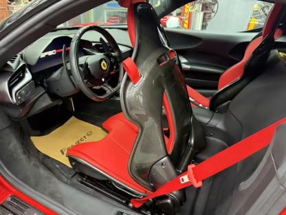 Ferrari 296 / SF90 Style Dry Carbon Bucket Seat - styling view
