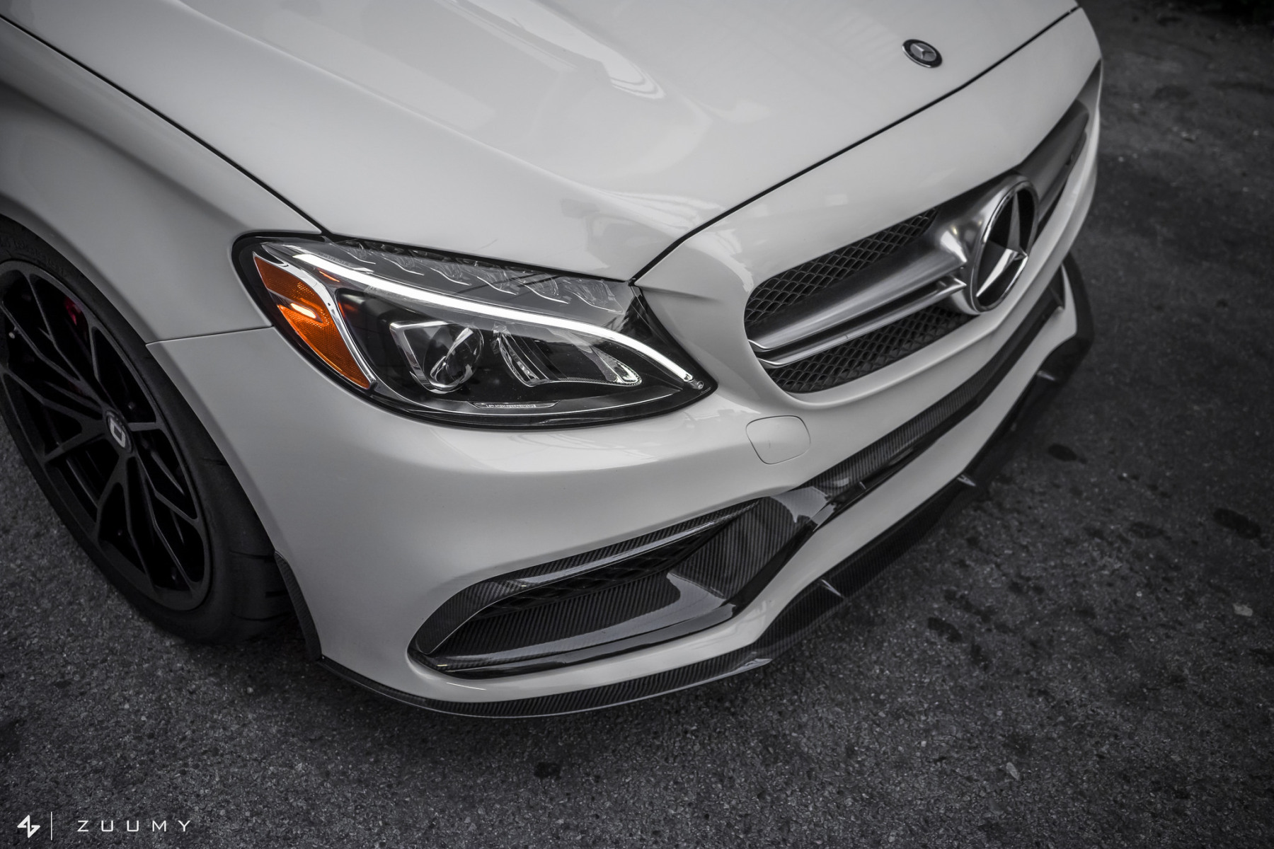 Mercedes-Benz C63 Coupe ModCarbon Style Parts - styling view