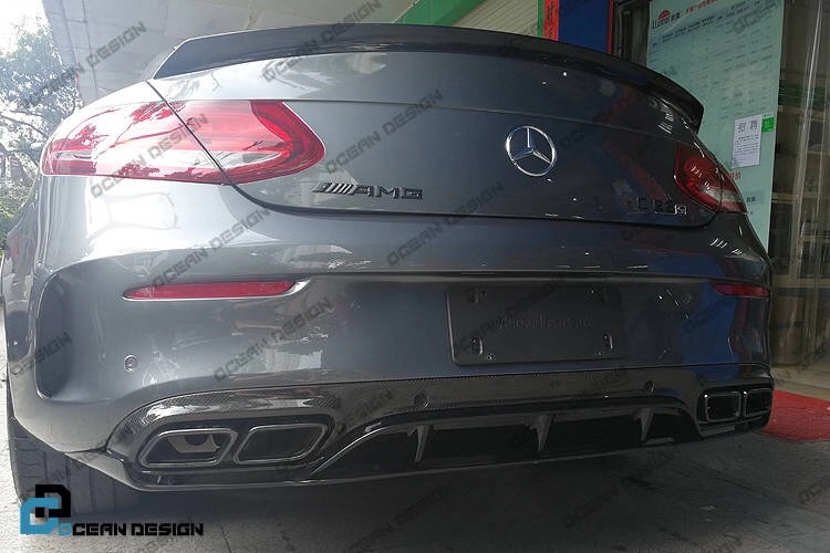 Mercedes-Benz C63 Coupe Edition One Style Carbon Fiber Parts - styling view