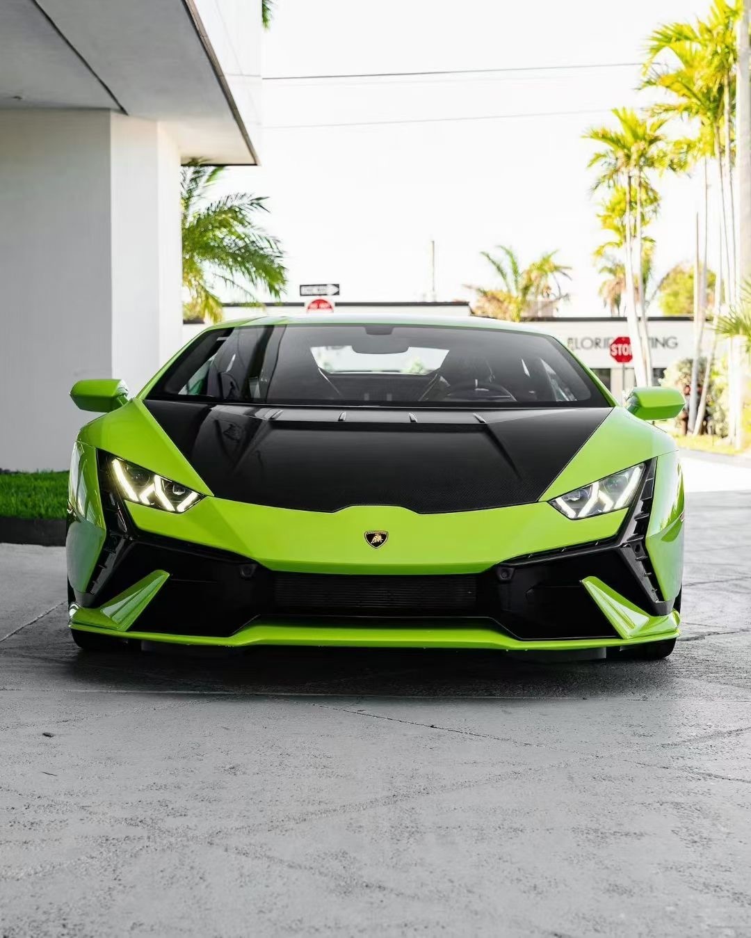 Lamborghini EVO Tecnice Style Plastic and Carbon Conversion Parts - styling view