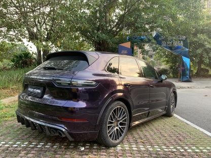 Porsche Cayenne OD Style Carbon Fiber Parts - styling view
