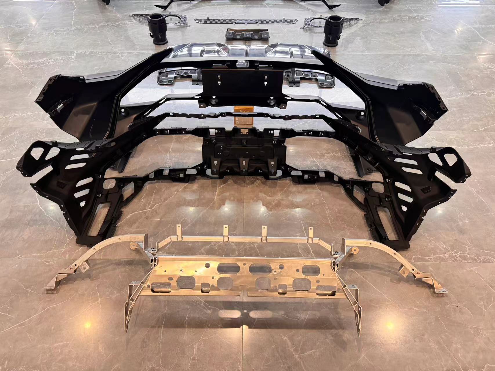 Lamborghini EVO Tecnice Style Plastic and Carbon Conversion Parts - styling view
