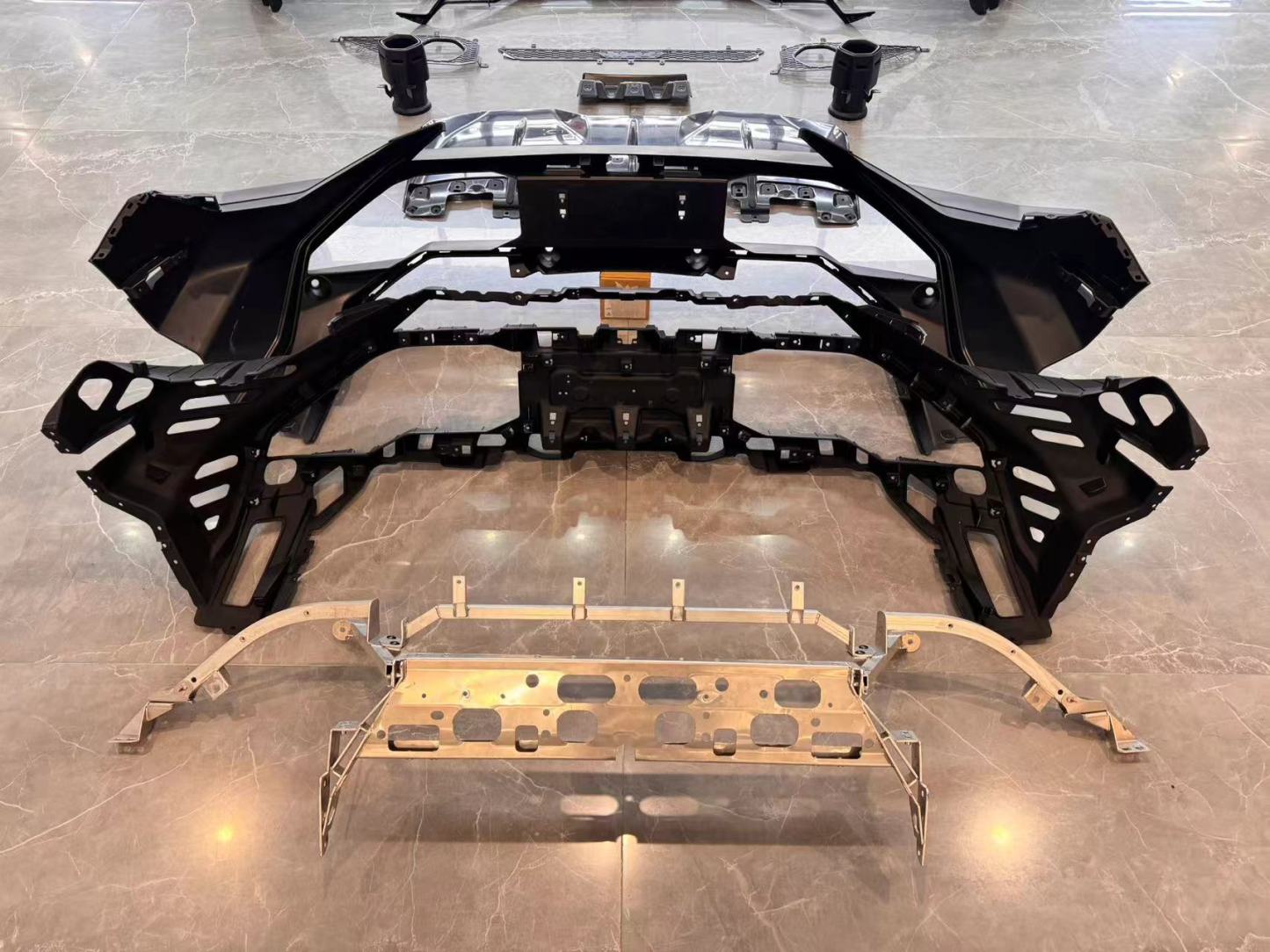 Lamborghini EVO Tecnice Style Plastic and Carbon Conversion Parts - styling view