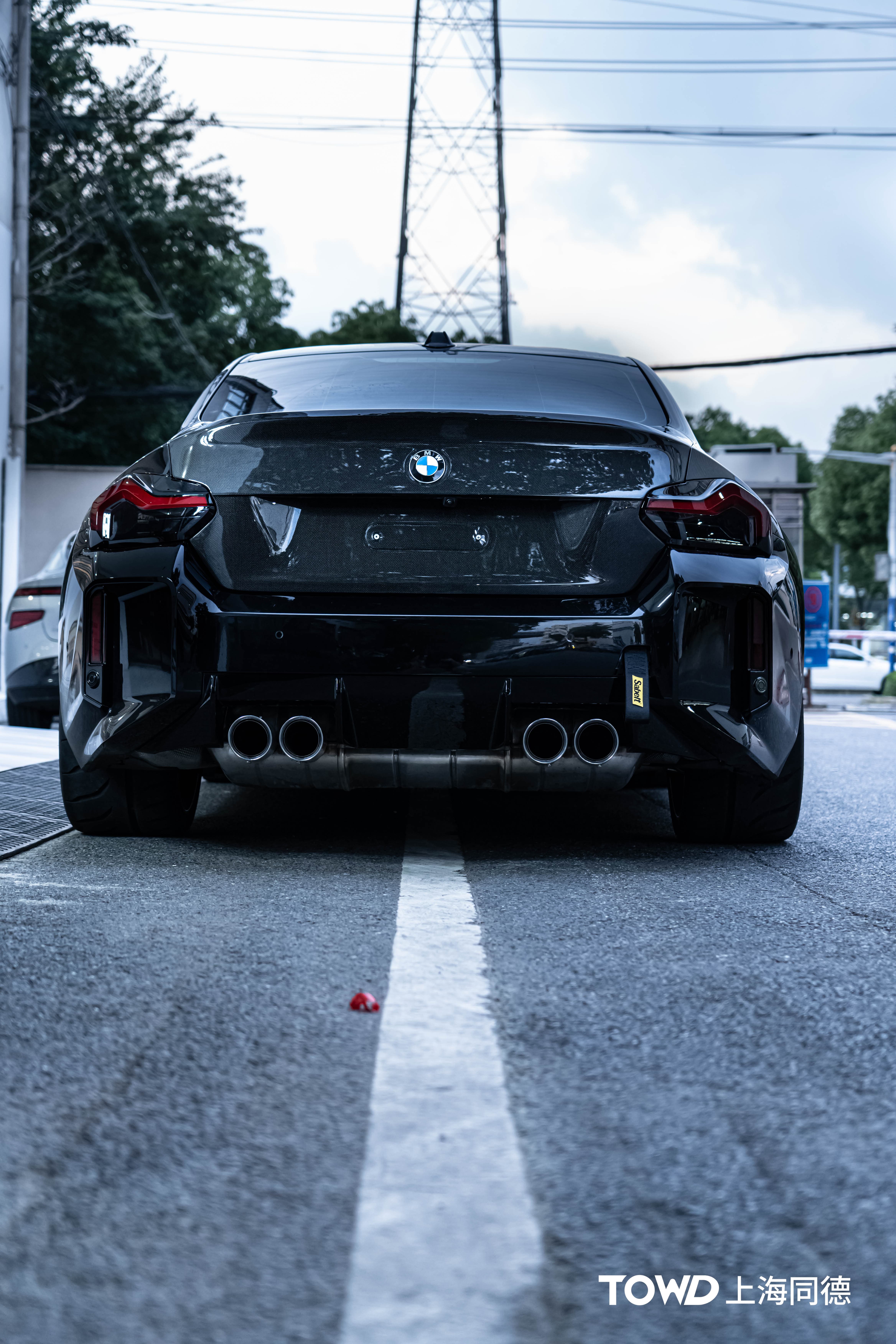 BMW G87 M2 AP Style Dry Carbon Parts - styling view