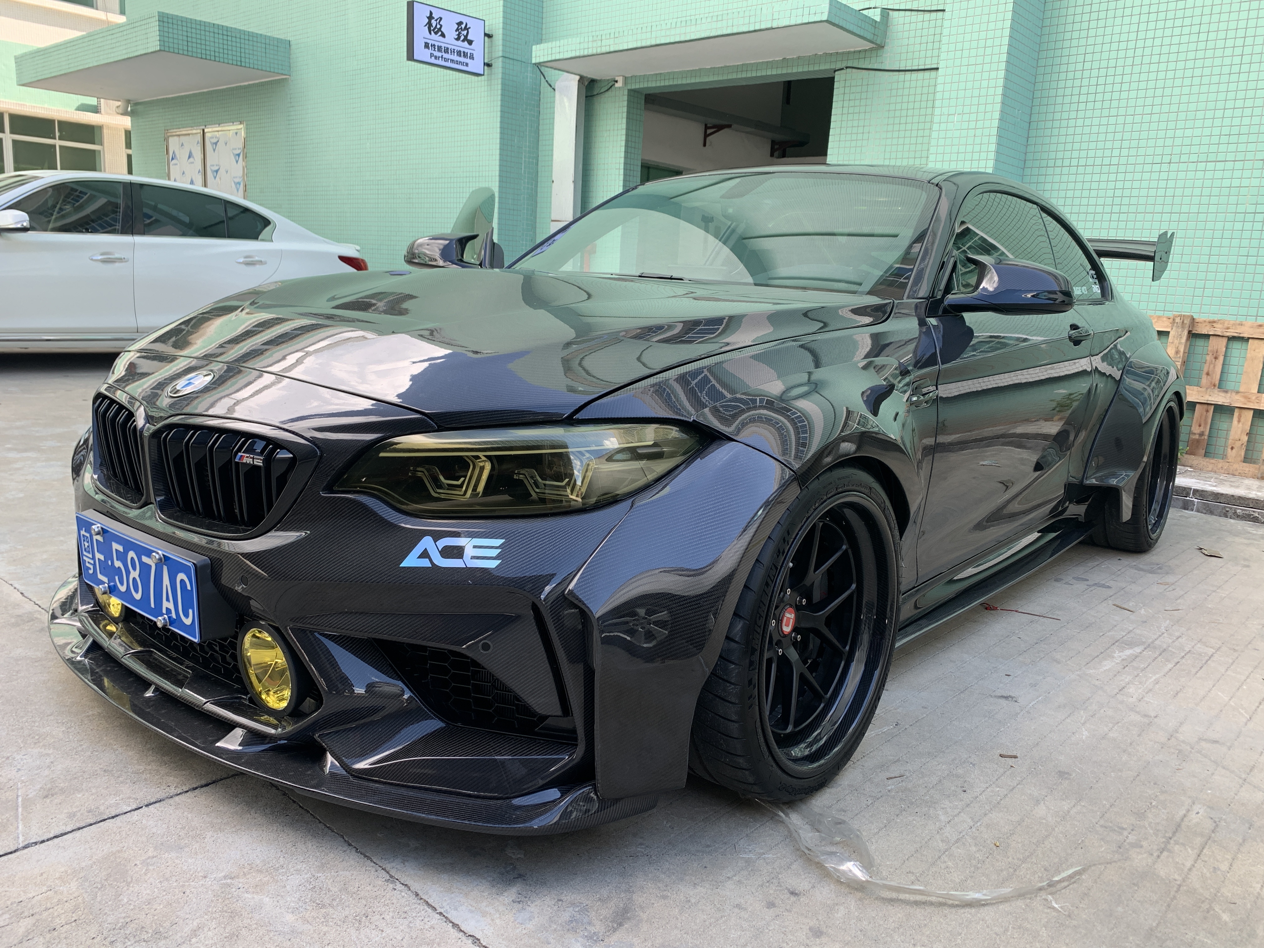 BMW F87 M2C OEM Style Carbon Fiber Body Parts - styling view
