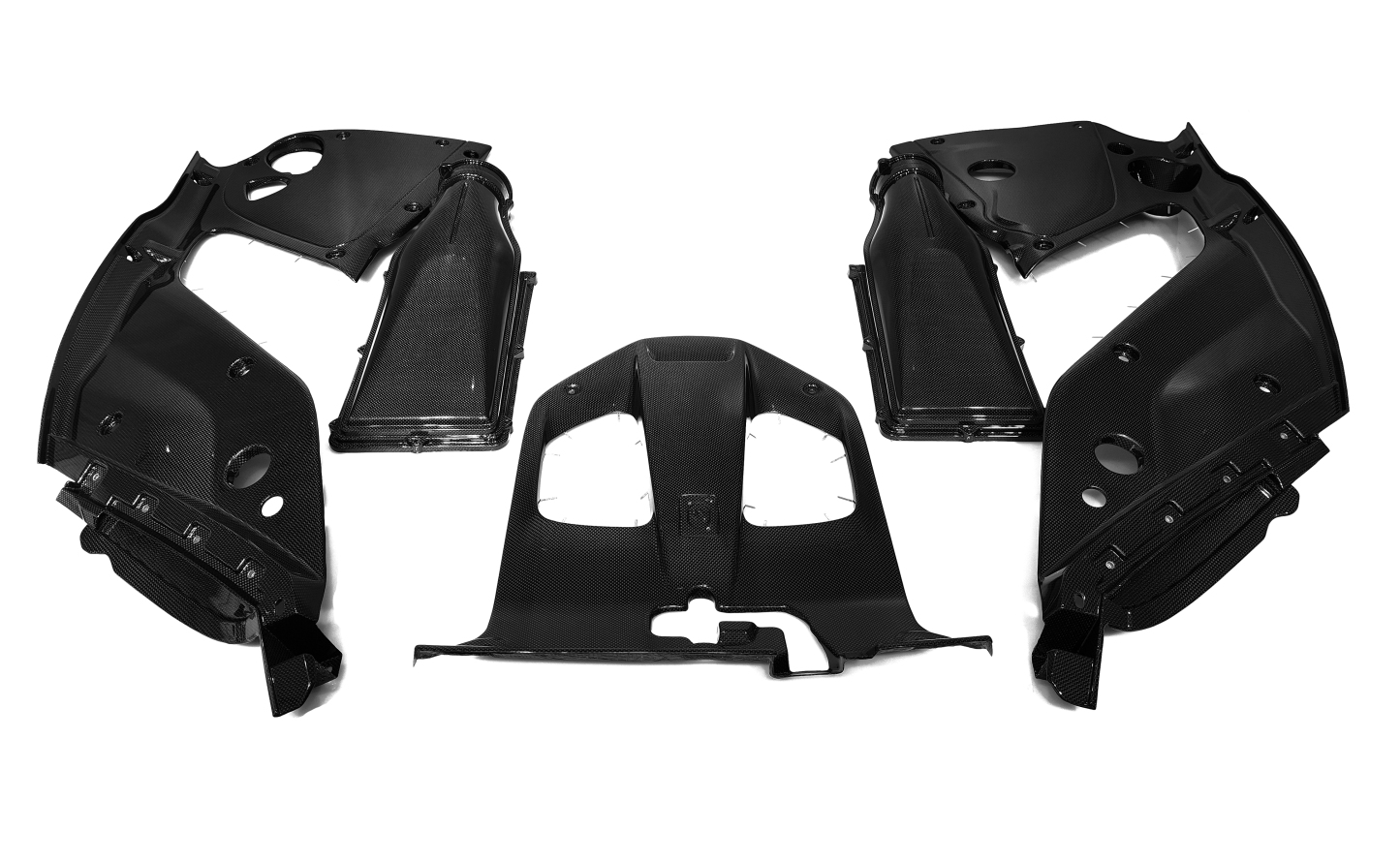 Ferrari 812 MSY Style Dry Carbon Parts - styling reference for Engine Bay Trim