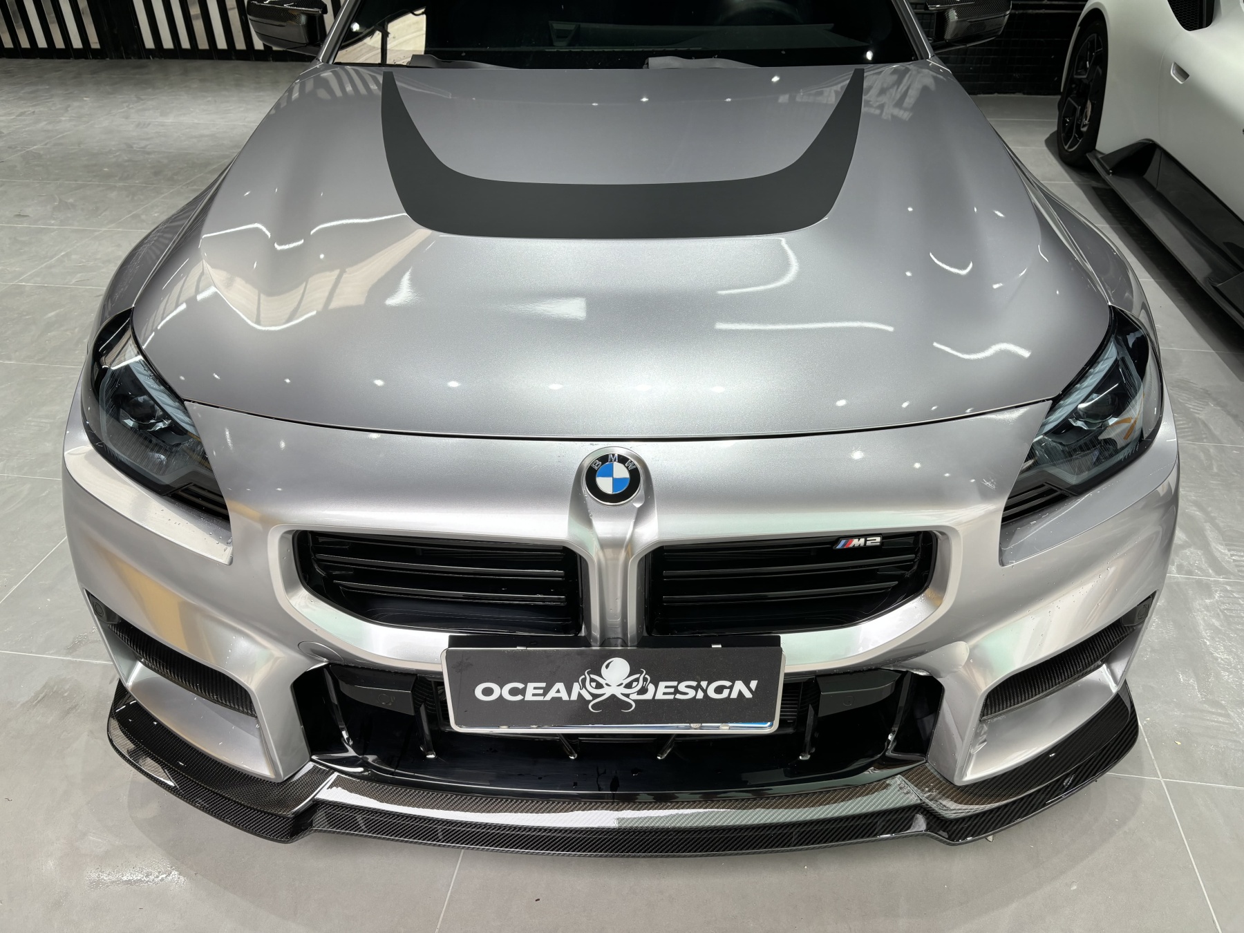 BMW G87 M2 AP Style Dry Carbon Parts - styling view