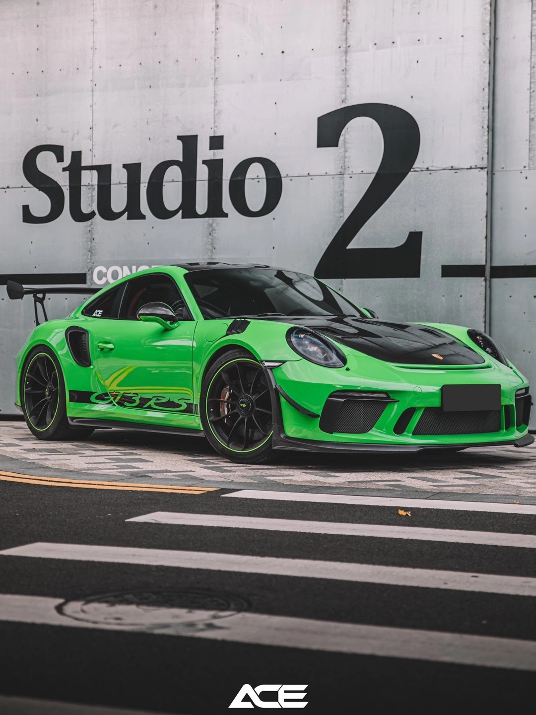 Porsche 991 GT3 RS OEM Style Dry Carbon Parts - styling view