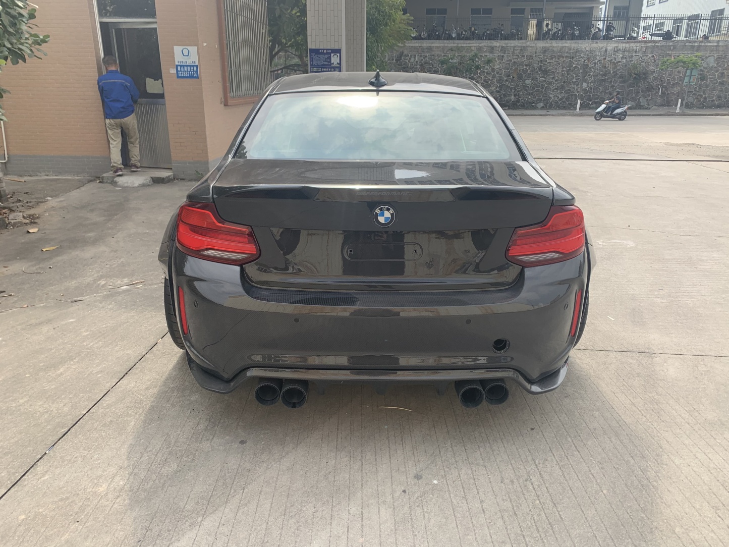 BMW F87 M2C OEM Style Carbon Fiber Body Parts - styling view