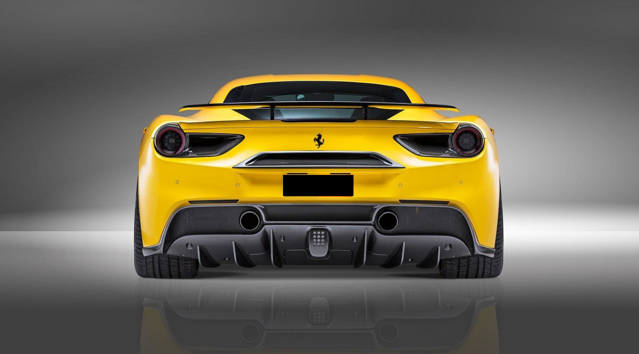 Ferrari 488 GTB/Spider N Style Parts - styling view