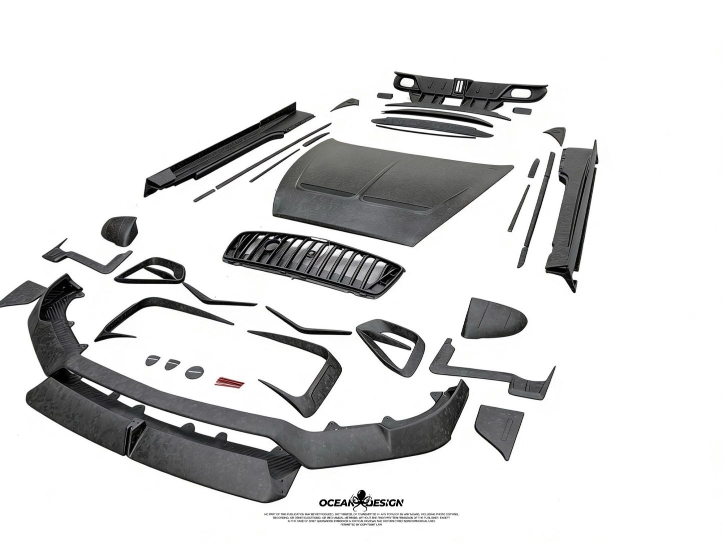 Bentley Continental GT 2025 MSY Style Dry Carbon Body Kit - styling view
