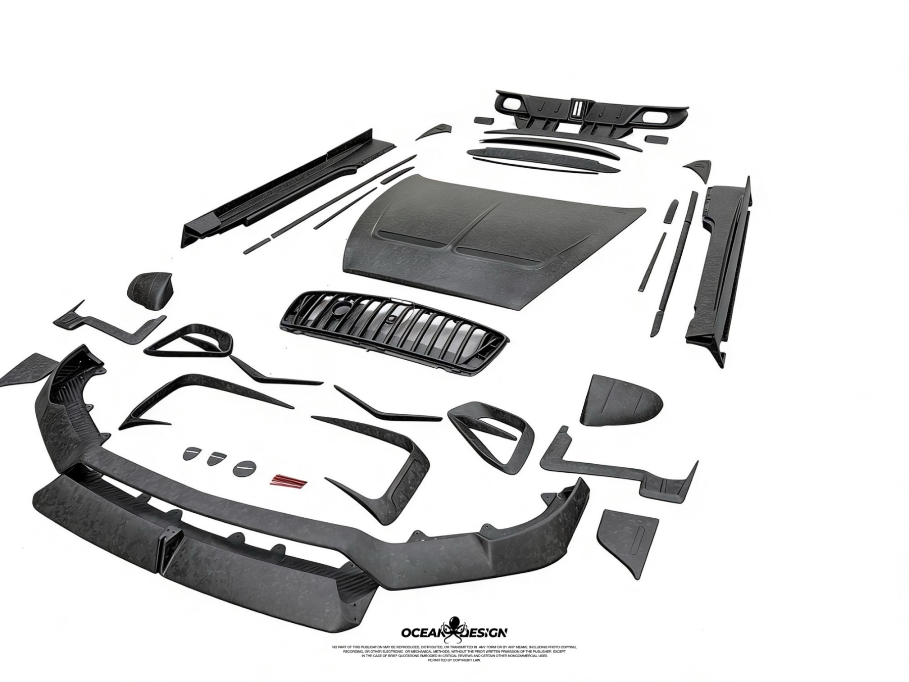 Bentley Continental GT 2025 MSY Style Dry Carbon Body Kit - styling view