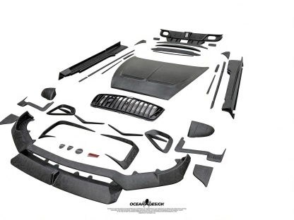 Bentley Continental GT 2025 MSY Style Dry Carbon Body Kit - styling view