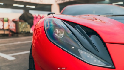 Ferrari 812 MSY Style Dry Carbon Parts - styling view