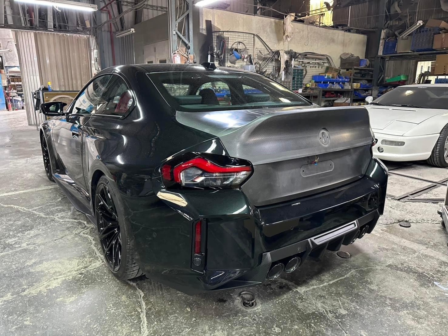 BMW G87 M2 Ocean Design CSL Style Dry Carbon Trunk Lid - styling view