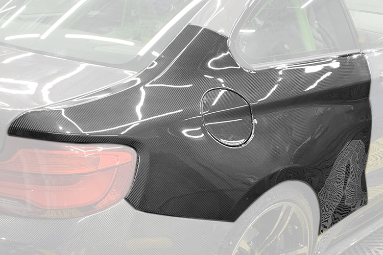 BMW F87 M2C OEM Style Carbon Fiber Body Parts - styling reference for Rear Fenders