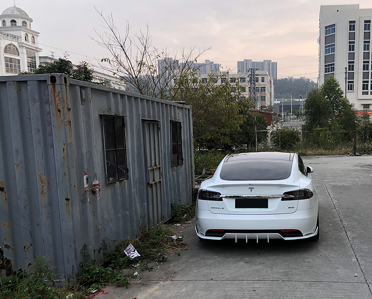 Tesla Model S Ocean Design Style Parts - styling view