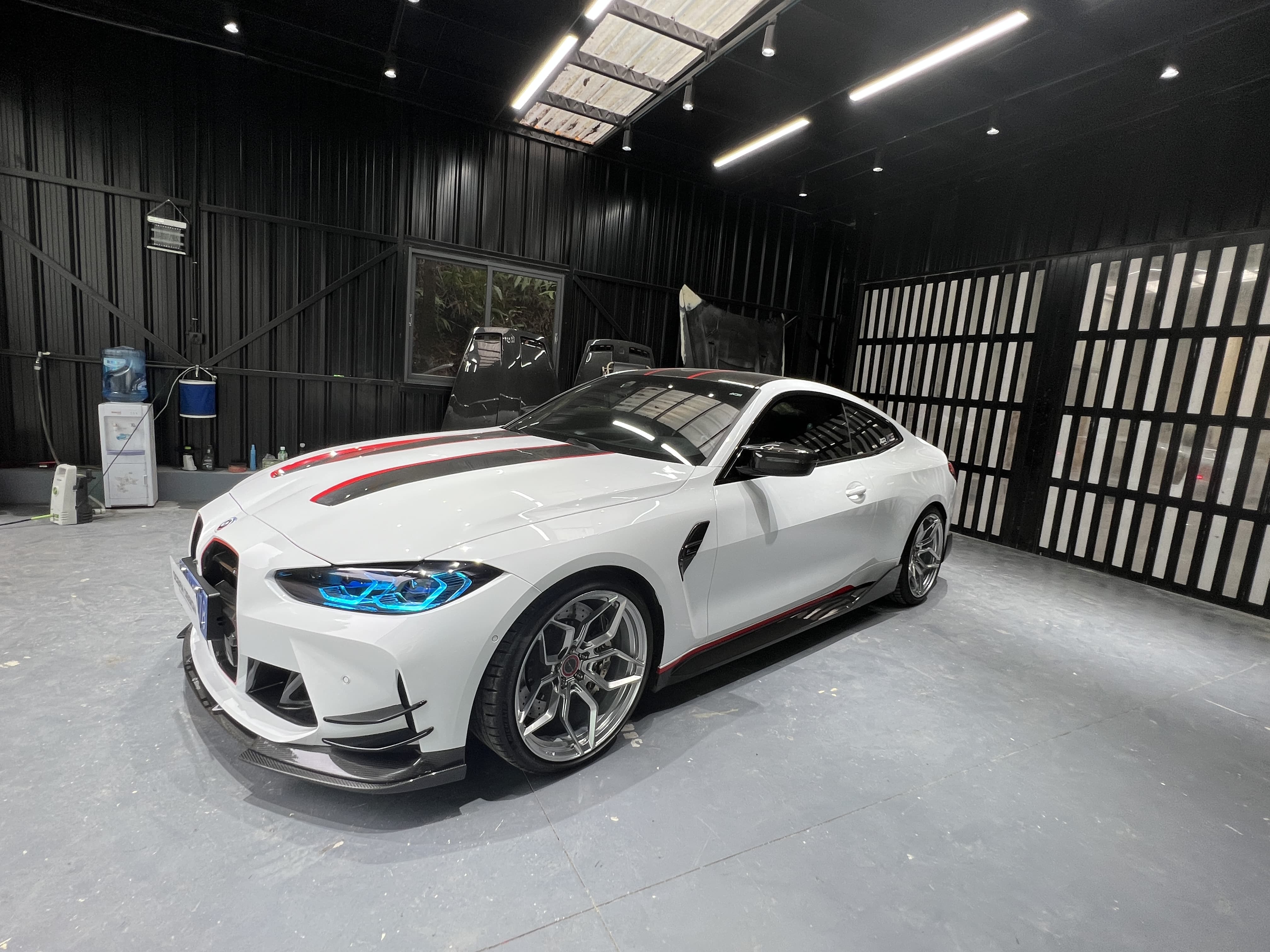 BMW G80 M3/G82 M4 CSL Style Dry Carbon Parts - styling view