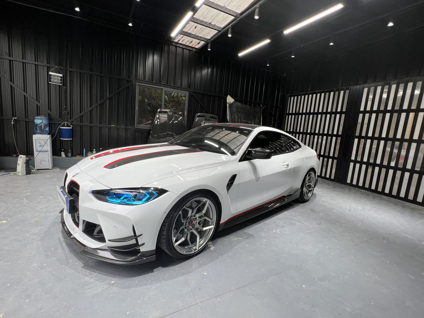 BMW G80 M3/G82 M4 CSL Style Dry Carbon Parts - styling view