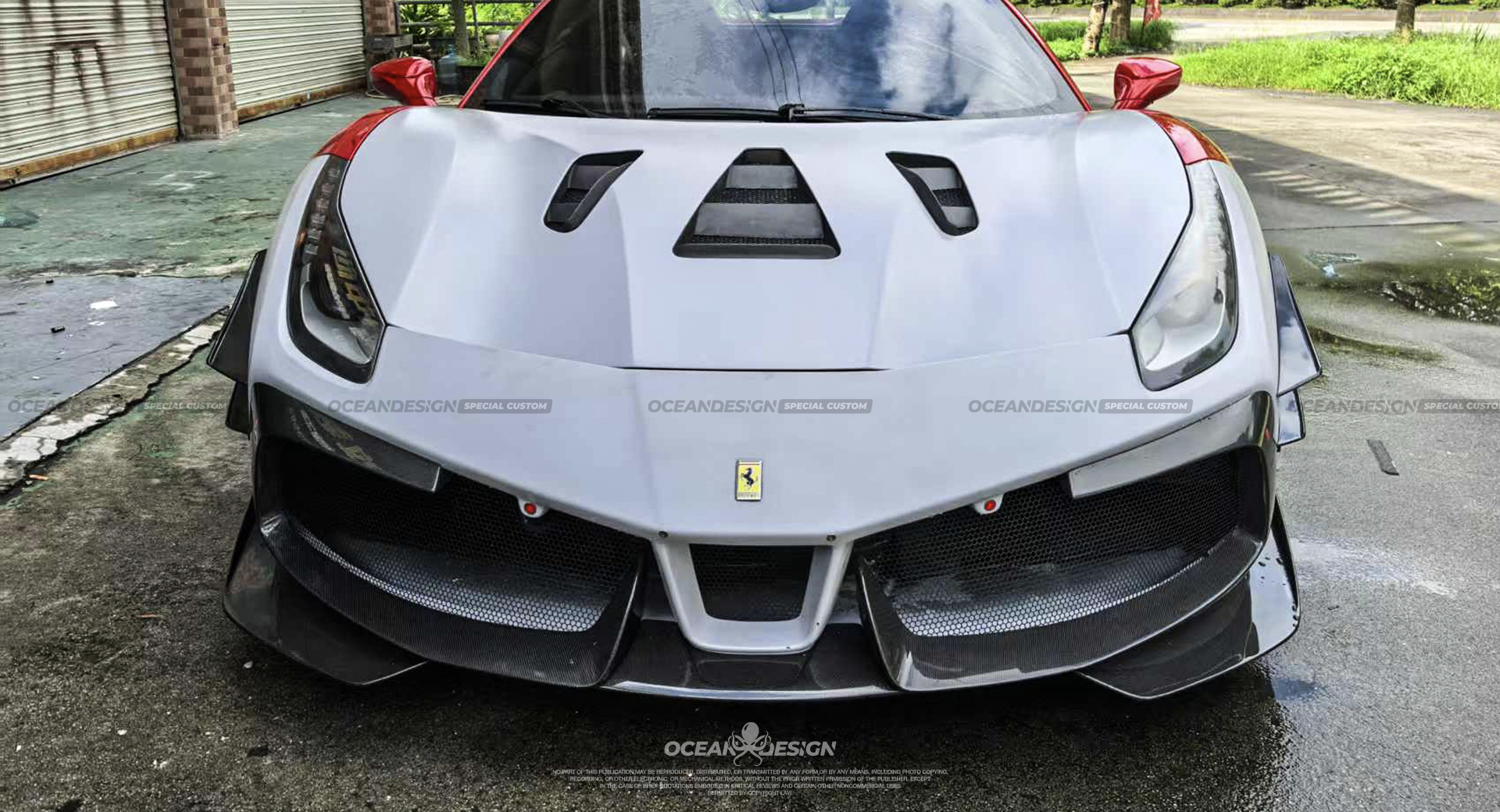 Ferrari 488 Challenge Evo Style Conversion Parts - styling view